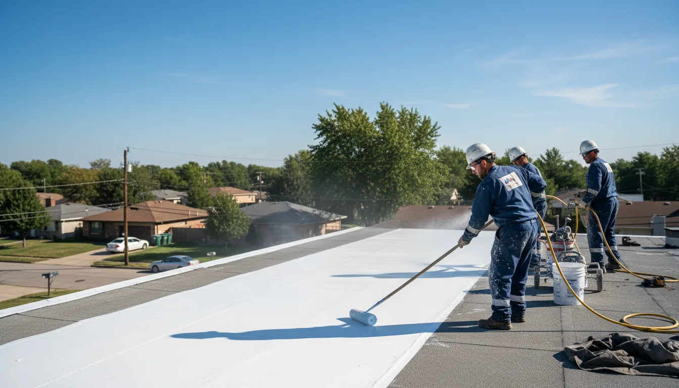 Commercial roof coating in Old Fort, TN near me